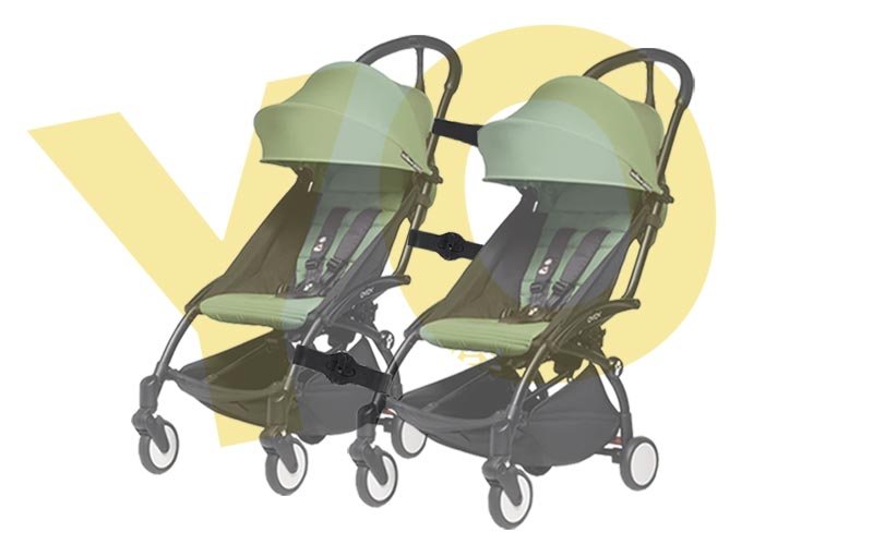 YOYO Babyzen double stroller connector side by side