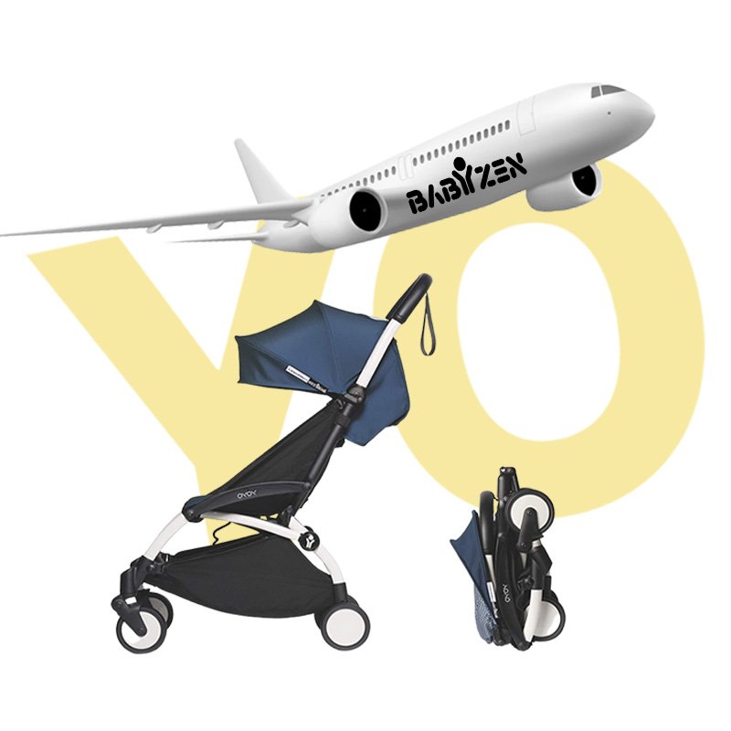 YOYO Stroller in the Cabin It Invites Itself into First Class