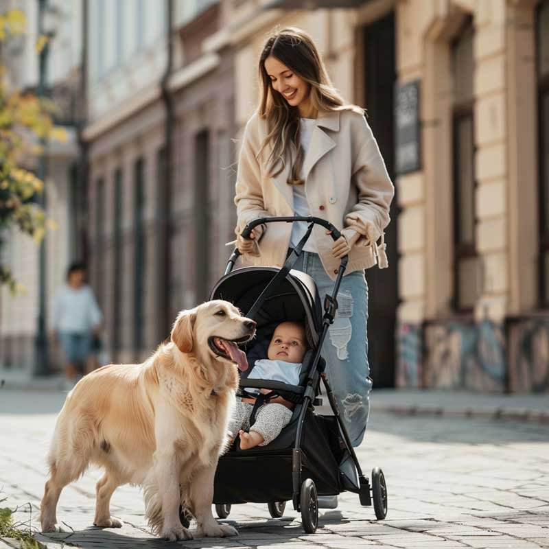 classic dog leash for a walk