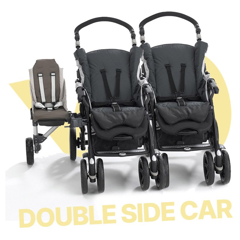 sidecar double stroller