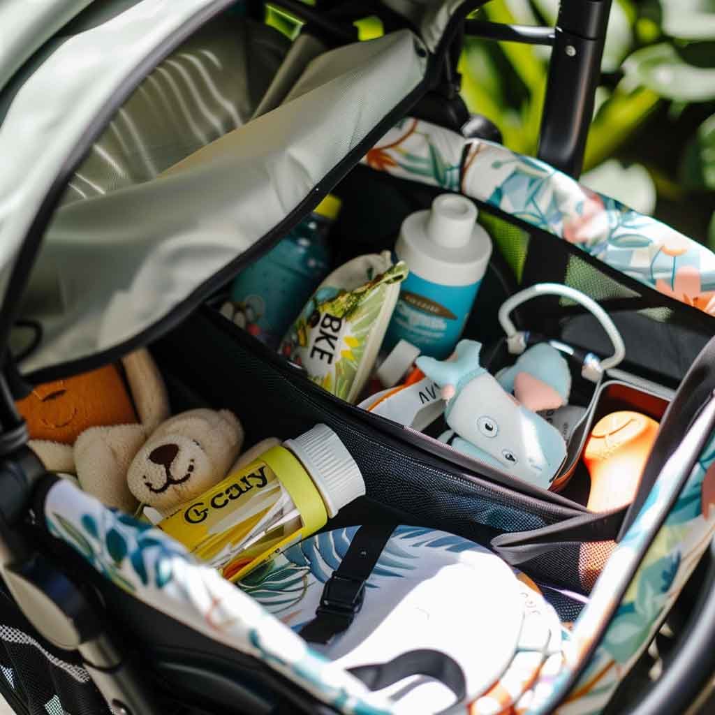 universal stroller storage accessories